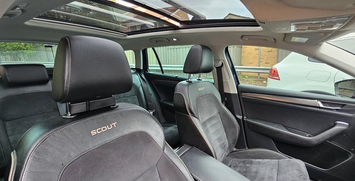2020 SKODA Superb 200TSI Scout NP MY21 4X4 Constant Lava Blue