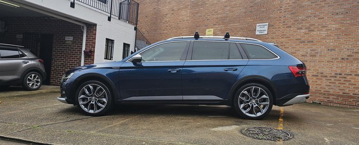 2020 SKODA Superb 200TSI Scout NP MY21 4X4 Constant Lava Blue