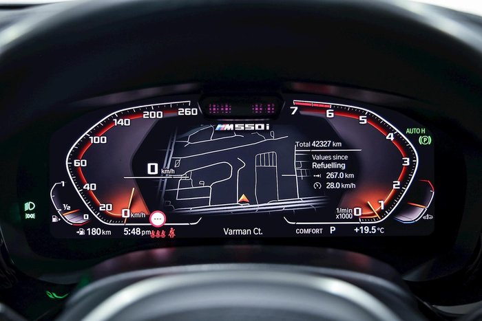 2020 BMW 5 Series M550i xDrive G30 LCI Four Wheel Drive BLACK