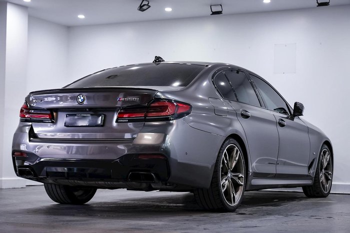 2020 BMW 5 Series M550i xDrive G30 LCI Four Wheel Drive BLACK