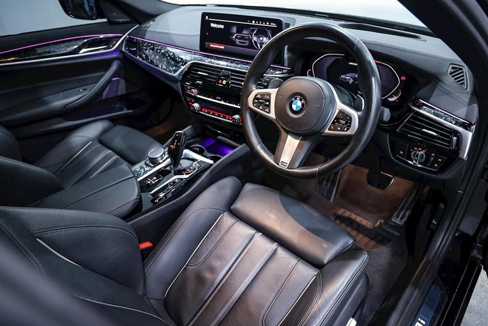 2020 BMW 5 Series M550i xDrive G30 LCI Four Wheel Drive BLACK