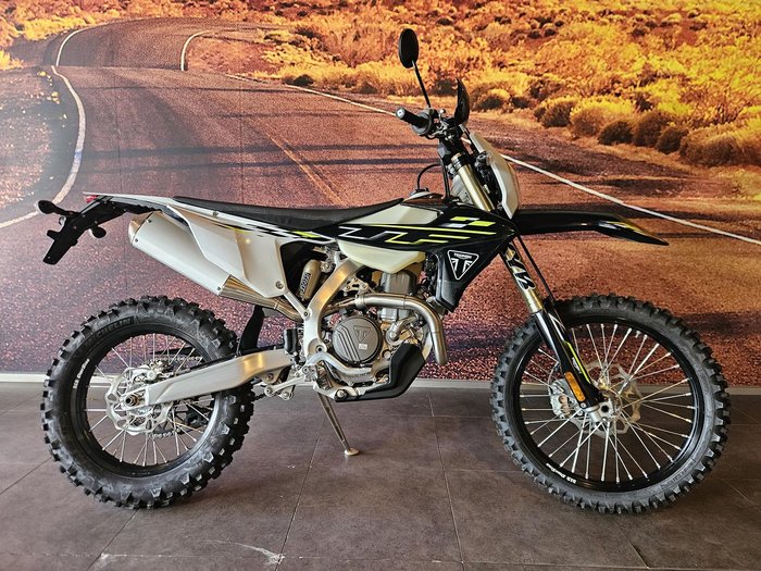 2025 Triumph TF 450-E Off Road White