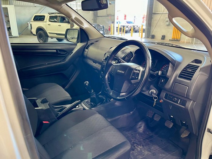 2016 Isuzu D-MAX SX MY15.5 4X4 Dual Range Splash White