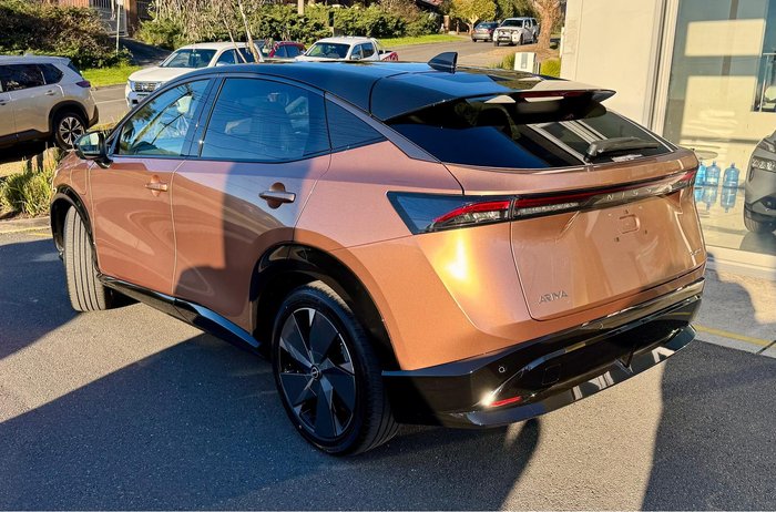 2025 Nissan Ariya Evolve FE0 MY25 Four Wheel Drive Akatsuki Copper/Black Roof