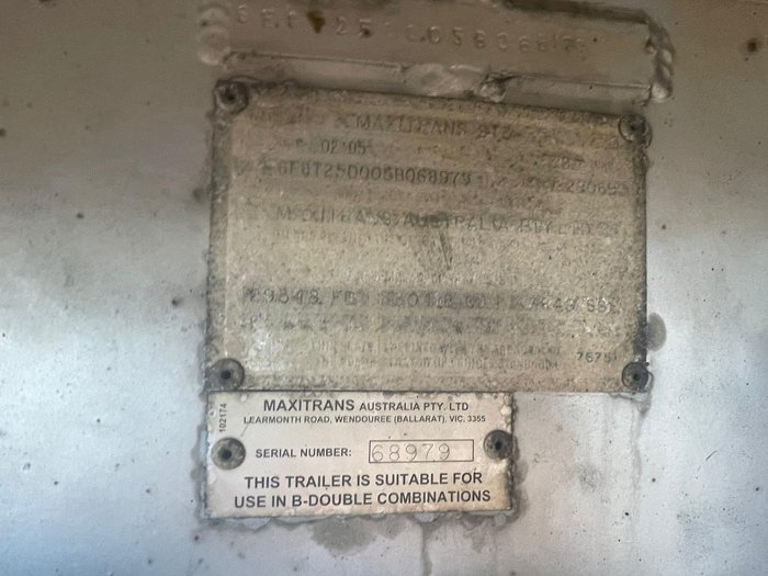 Maxitrans Refrigerated A Trailer