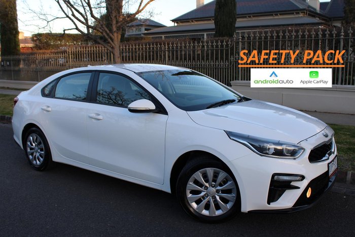 2018 Kia Cerato S BD MY19 Clear White