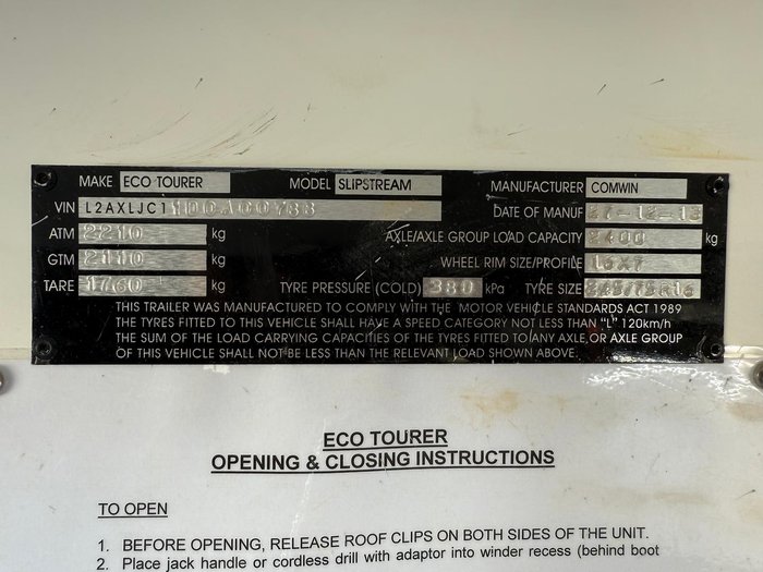 2013 Eco Tourer 510 Off Highway Double Bed
