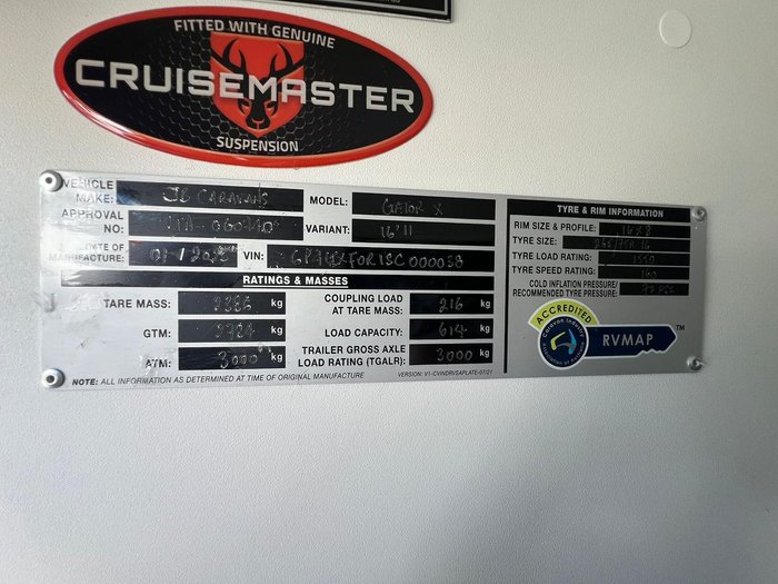 2025 JB Caravans Gator X 16'11 Front Door Ev