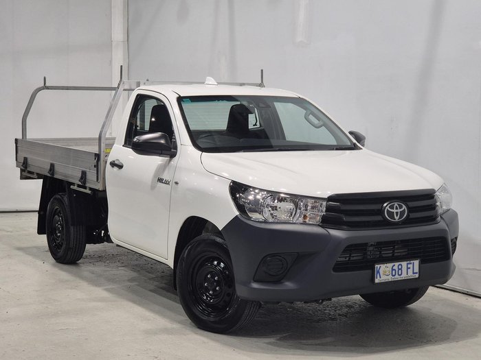 2022 Toyota Hilux Workmate TGN121R 4x2 Glacier White