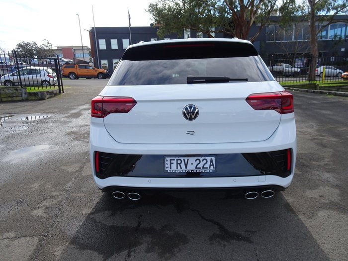 2023 Volkswagen T-Roc R D11 MY23 Four Wheel Drive Pure White