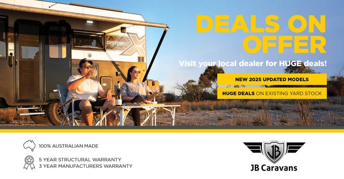 2025 JB Caravans Gator X 17'10 Front Door