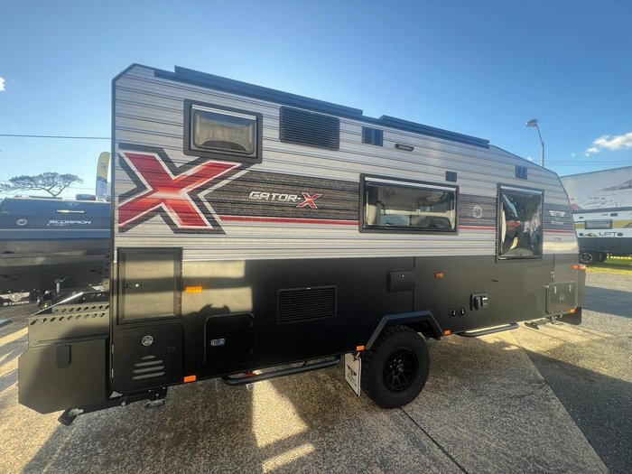 2025 JB Caravans Gator X 17'10 Front Door