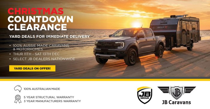 2025 JB Caravans Gator X 17'10 Front Door