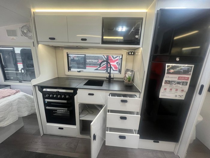 2025 JB Caravans Gator X 17'10 Front Door