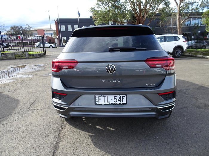 2021 Volkswagen T-Roc 140TSI Sport A11 MY21 Four Wheel Drive Indium Grey