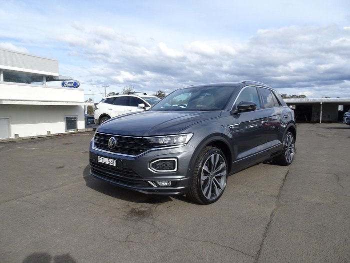 2021 Volkswagen T-Roc 140TSI Sport A11 MY21 Four Wheel Drive Indium Grey