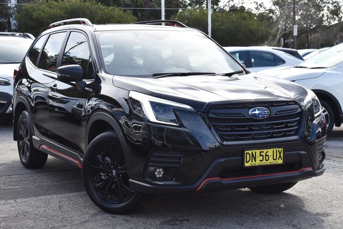2025 Subaru Forester 2.5i Sport S5 MY24 AWD Crystal Black
