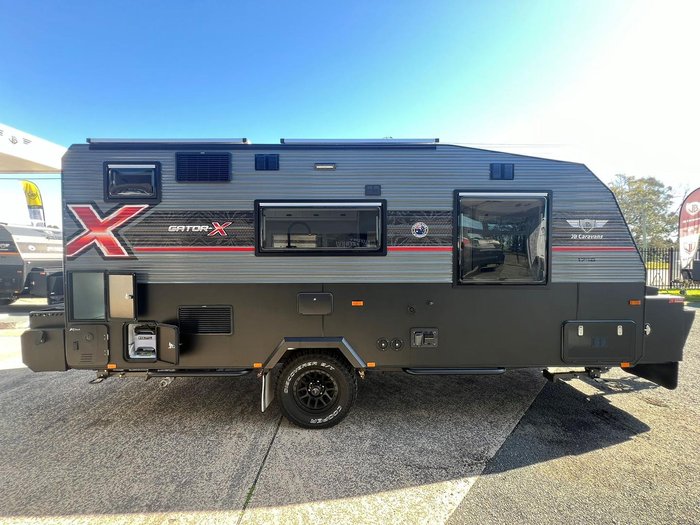 2025 JB Caravans Gator X 17'10 Front Door