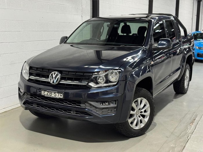 2017 Volkswagen Amarok TDI420 Core Plus 2H MY18 4X4 Constant Starlight Blue