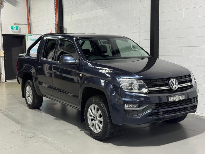 2017 Volkswagen Amarok TDI420 Core Plus 2H MY18 4X4 Constant Starlight Blue