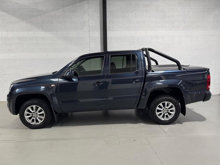 2017 Volkswagen Amarok TDI420 Core Plus 2H MY18 4X4 Constant Starlight Blue