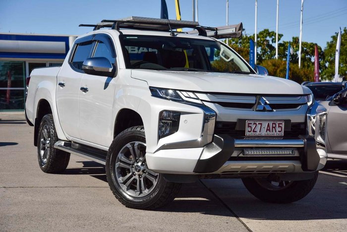 2020 Mitsubishi Triton GLS MR MY21 4X4 Dual Range White
