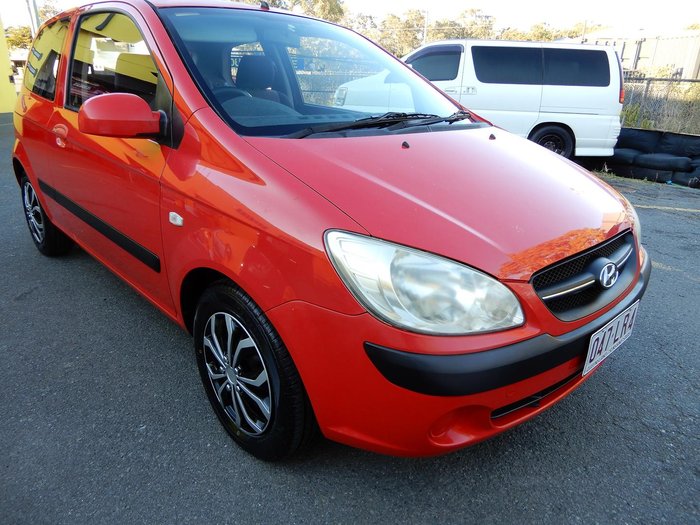 2009 Hyundai Getz S TB MY09 Red