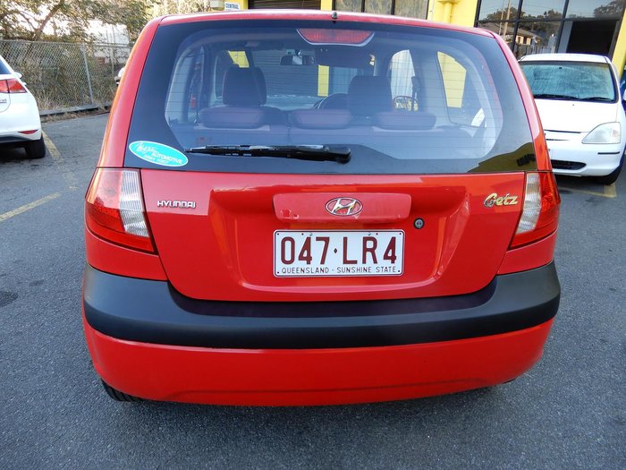 2009 Hyundai Getz S TB MY09 Red