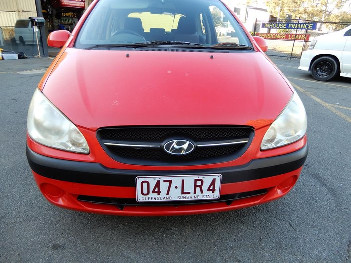 2009 Hyundai Getz S TB MY09 Red