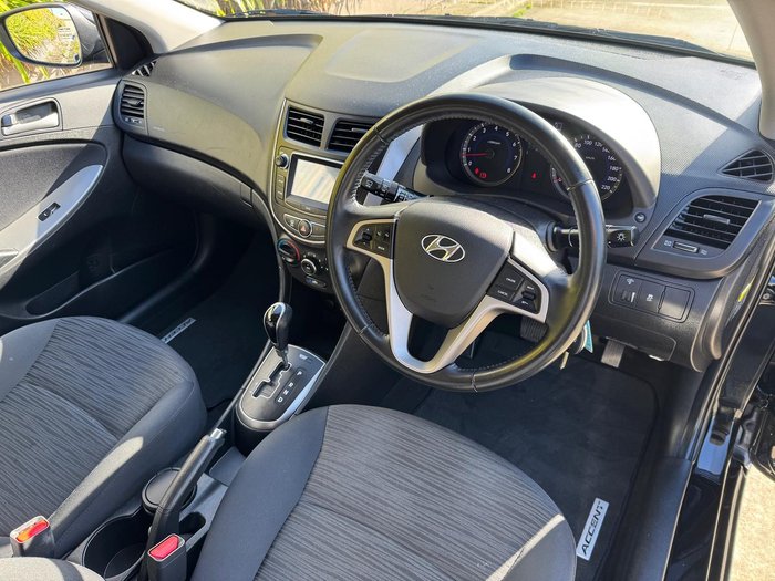 2018 Hyundai Accent Sport RB6 MY19 Phantom Black