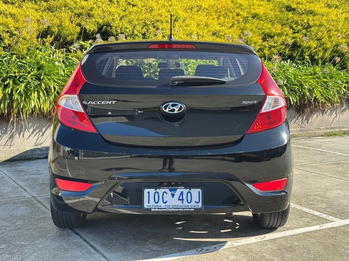2018 Hyundai Accent Sport RB6 MY19 Phantom Black
