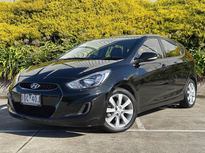 2018 Hyundai Accent Sport RB6 MY19 Phantom Black