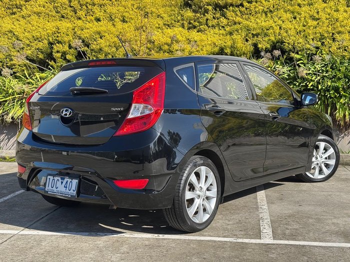 2018 Hyundai Accent Sport RB6 MY19 Phantom Black