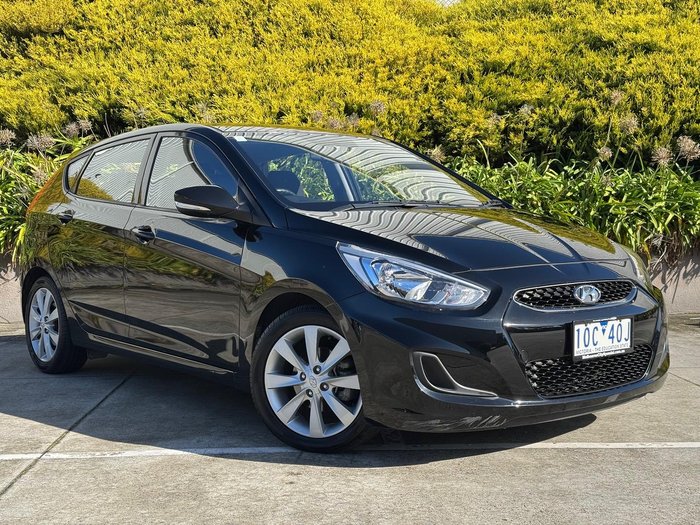 2018 Hyundai Accent Sport RB6 MY19 Phantom Black