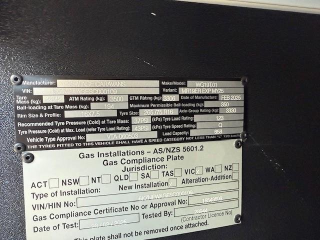 2025 New Age Caravans Manta Ray Mr19er Exp My25