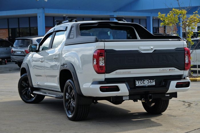 2023 LDV T60 Max LUXE SK8C MY23 4X4 Dual Range Blanc White