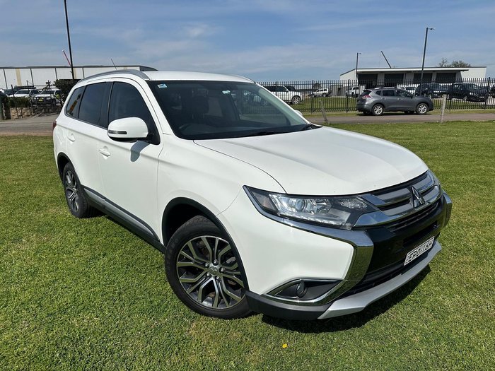 2016 Mitsubishi Outlander XLS ZK MY16 4X4 On Demand White