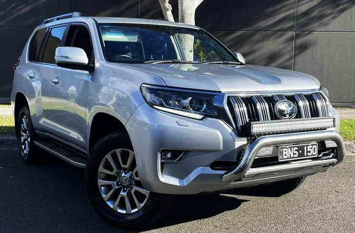 2021 Toyota Landcruiser Prado VX GDJ150R 4X4 Dual Range Silver Pearl