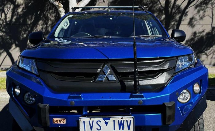 2022 Mitsubishi Triton GLX+ MR MY22 4X4 Dual Range Impulse Blue