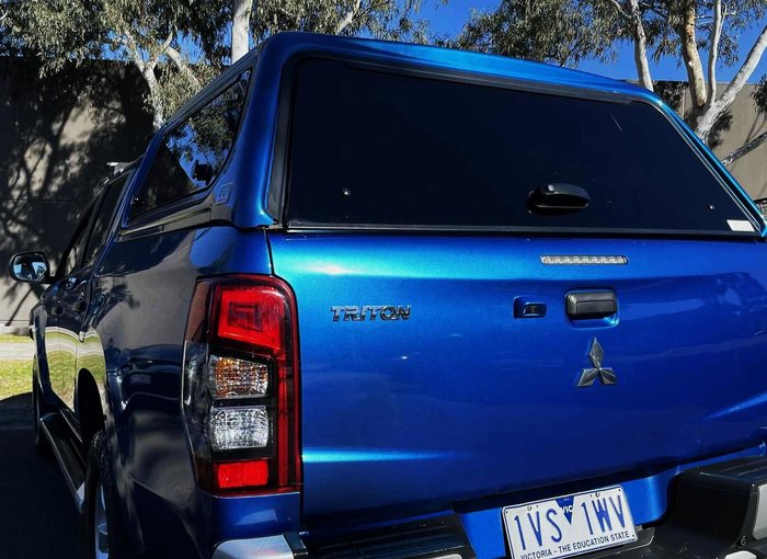 2022 Mitsubishi Triton GLX+ MR MY22 4X4 Dual Range Impulse Blue