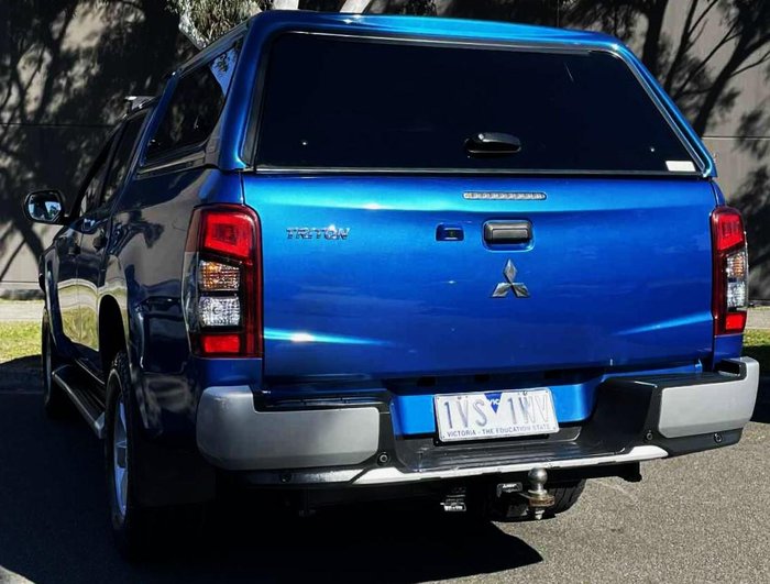 2022 Mitsubishi Triton GLX+ MR MY22 4X4 Dual Range Impulse Blue