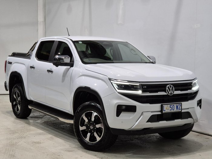 2024 Volkswagen Amarok TDI600 Style NF MY23 4X4 Constant Clear White