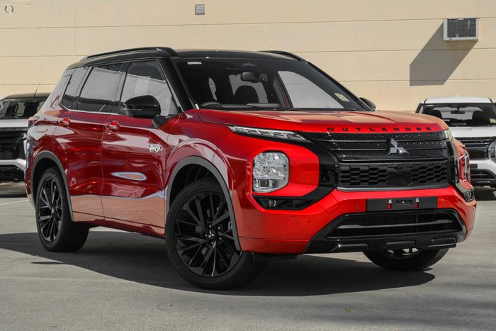2025 Mitsubishi Outlander PHEV GSR ZM MY24 AWD Red Diamond with Black Mica Roof