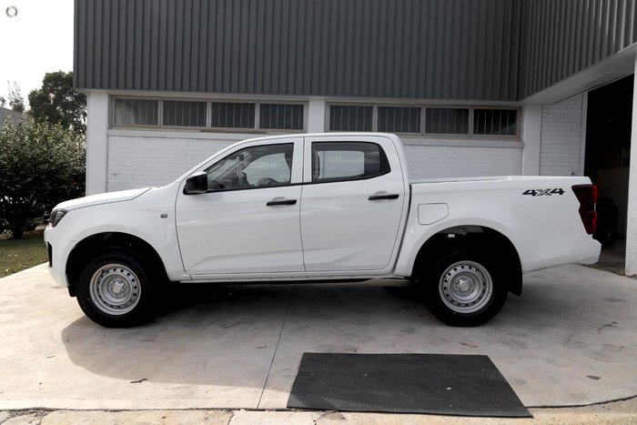2025 Isuzu D-MAX SX MY24 4X4 Dual Range Mineral White