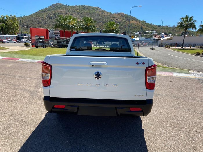 2025 KGM Musso Advance Q261 MY26 4X4 Dual Range Grand White