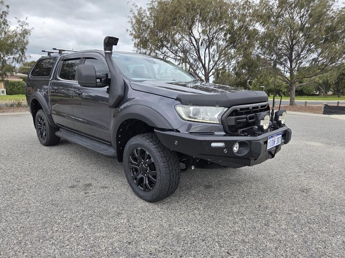 2021 Ford Ranger Wildtrak PX MkIII MY21.25 4X4 Dual Range Shadow Black