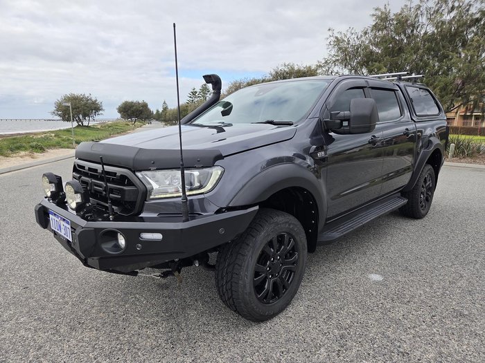2021 Ford Ranger Wildtrak PX MkIII MY21.25 4X4 Dual Range Shadow Black