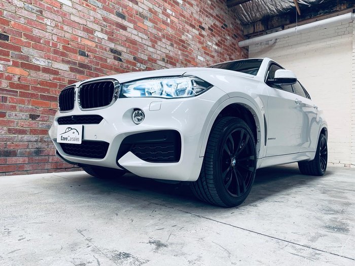 2015 BMW X6 xDrive30d F16 4X4 Constant Alpine White