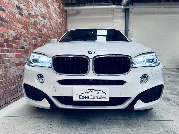 2015 BMW X6 xDrive30d F16 4X4 Constant Alpine White