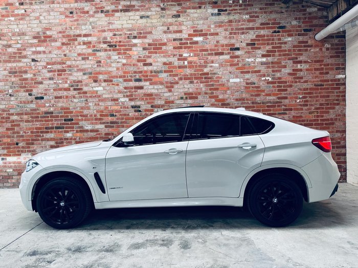 2015 BMW X6 xDrive30d F16 4X4 Constant Alpine White